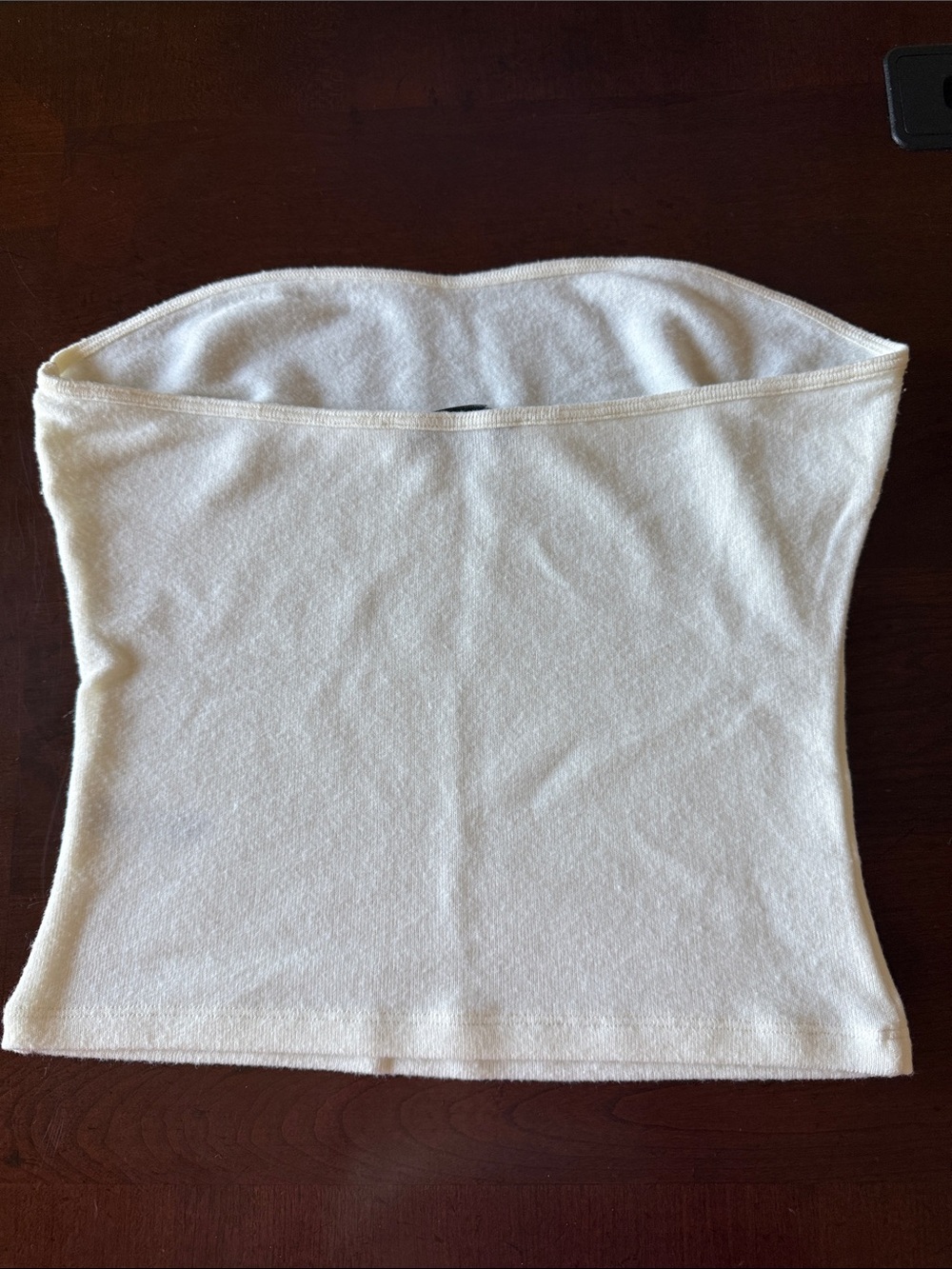 Crop Shop Boutique Coconut Terry longline Bandeau - Picture 5 of 6